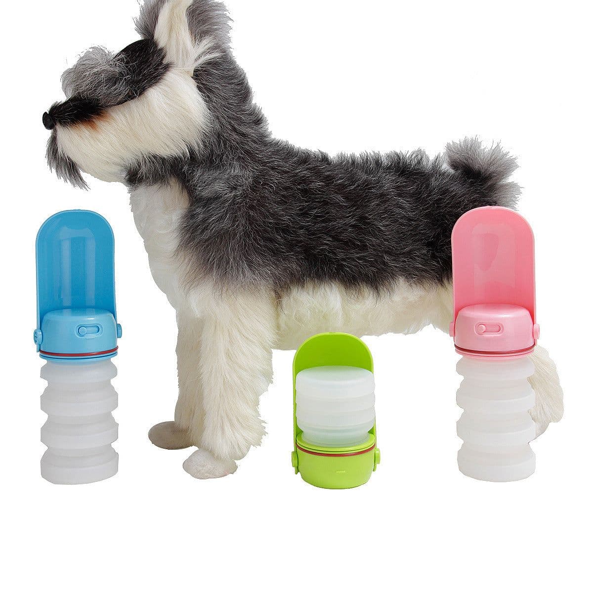 image-Portable Pet Folding Outdoor Water Cup