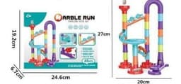 image-Foreign Trade Hot Sale 3D Pipeline Diy Puzzle Assembly Maze Track Ball Building Block Children'S Puzzle Building Block Toy