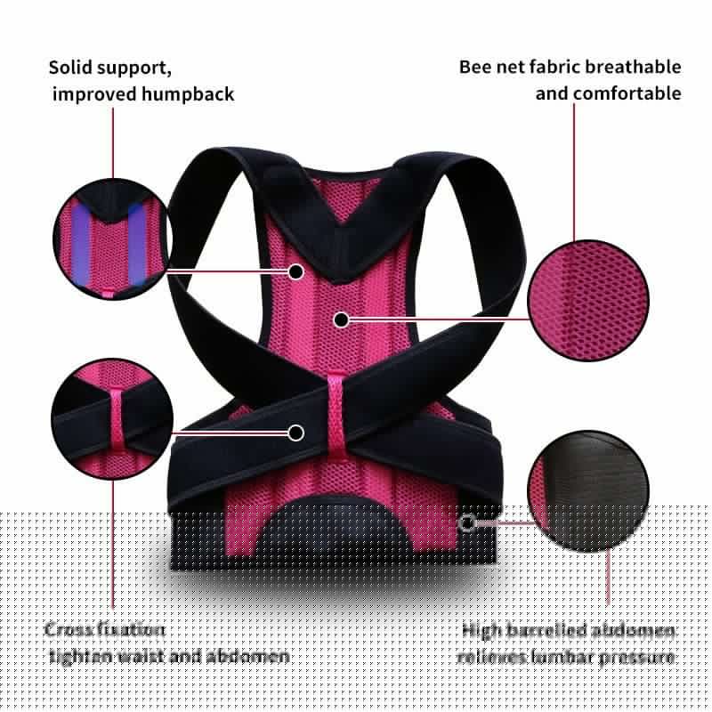 image-Humpback Posture Correction Belt - Black Men Women Sizes XS-XXL