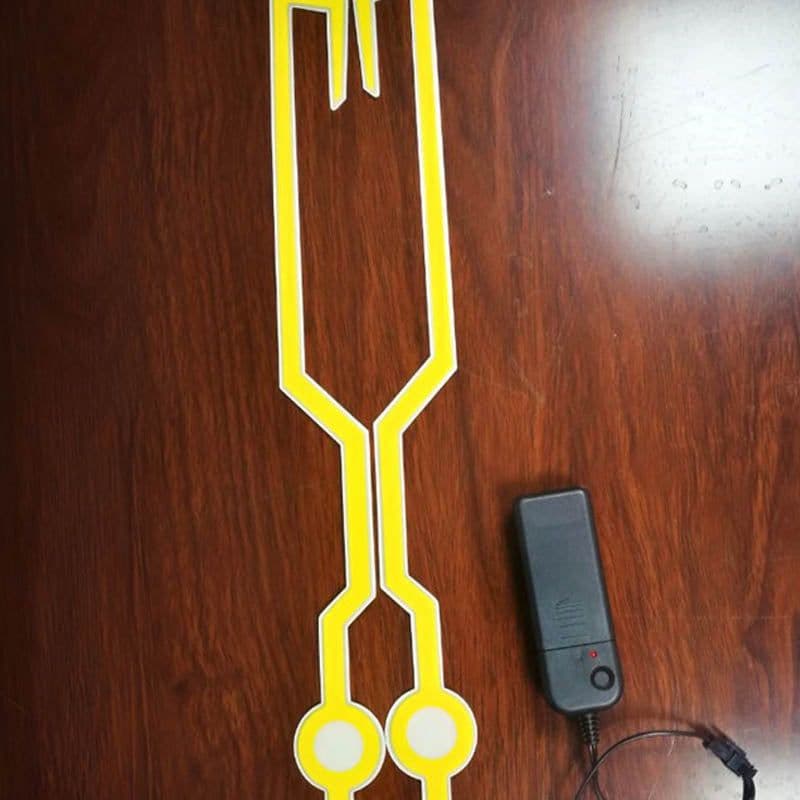image-Diy Motorcycles Helmet Led Strip Reflector Cold Light Film