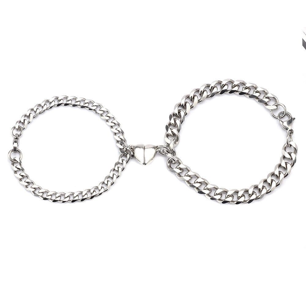 image-Love Magnet Attracts a Pair Of Male And Female Couple Bracelets