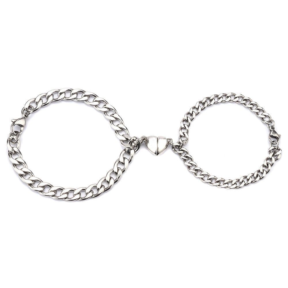 image-Love Magnet Attracts a Pair Of Male And Female Couple Bracelets