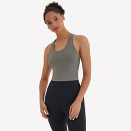 image-Yoga Sports Vest - Moisture Wicking, High-Elastic, Black, Sleeveless, Nylon