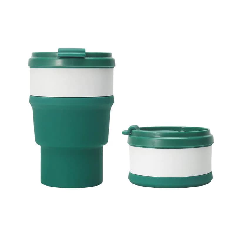 image-Silicone Collapsible Coffee Cup Amazon Retractable Water Cup