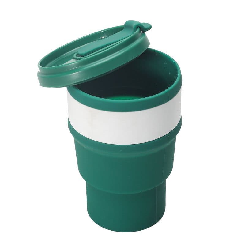 image-Silicone Collapsible Coffee Cup Amazon Retractable Water Cup