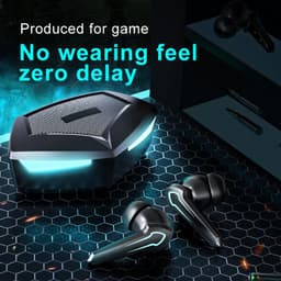 image-TWS Gaming Headset Gamer Without Delay 360 Stereo Wireless Bluetooth 5.1 Headphones Sports Earplugs With Microphone 10 Hours