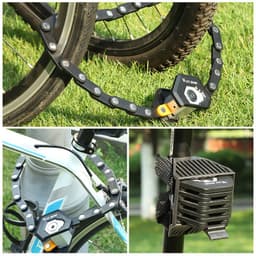 image-Foldable Bike Lock With 3 Keys Hamburg-Lock Alloy Anti-Theft