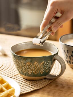 image-Modern Housewife Ceramic Cup Japanese Household Water Cup