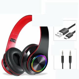 image-LED Wireless Bluetooth Headphones Gaming Headsets