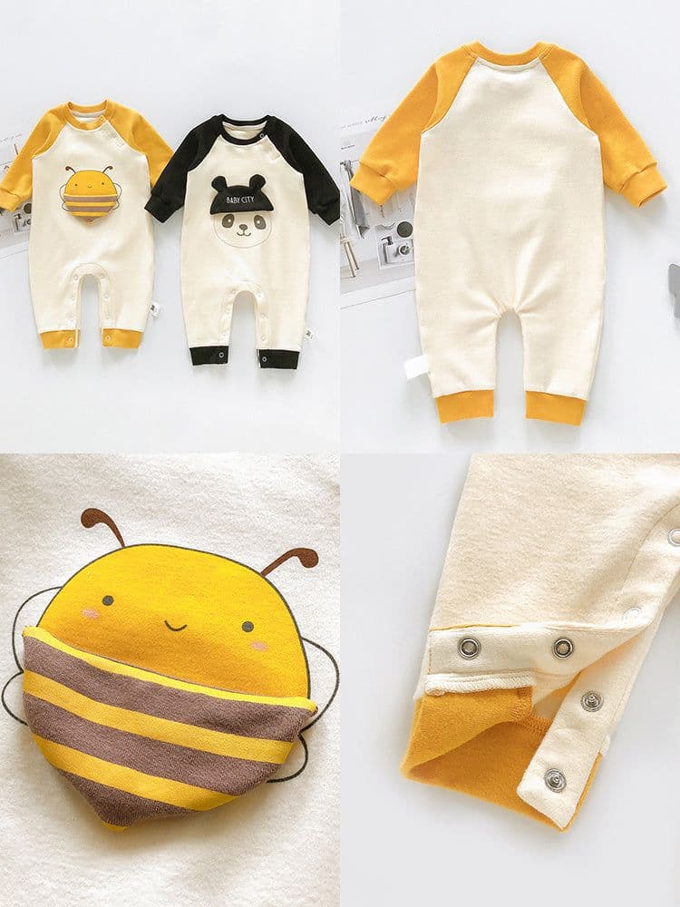 image-Outing In Spring Foreign Style Romper Spring Baby Boy One-piece Clothes