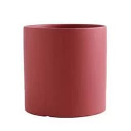 image-Nordic Industrial Style Colorful Ceramic Flowerpot Succulent Planter Green Plants Cylindrical Shape Flower Pot With Hole Tray
