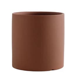 image-Nordic Industrial Style Colorful Ceramic Flowerpot Succulent Planter Green Plants Cylindrical Shape Flower Pot With Hole Tray