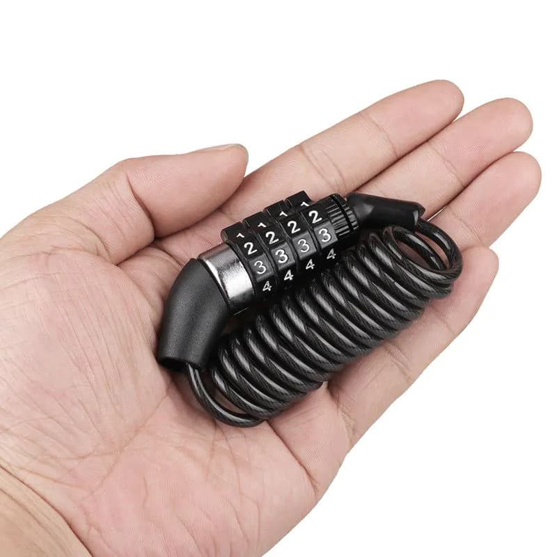 image-Jumping Fruit Combination Cable Lock - Black