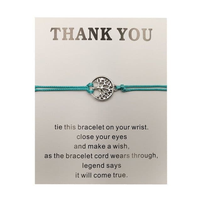 image-Hand-woven Red Rope Tree of Life Bracelet