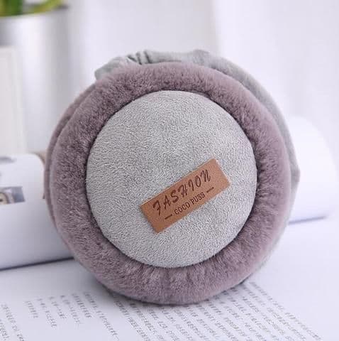 image-Bluetooth Earmuffs Headphones Warm Plush Earmuffs Ure Color Fashion Foldable Soft Simple Adjustable Winter Accessories
