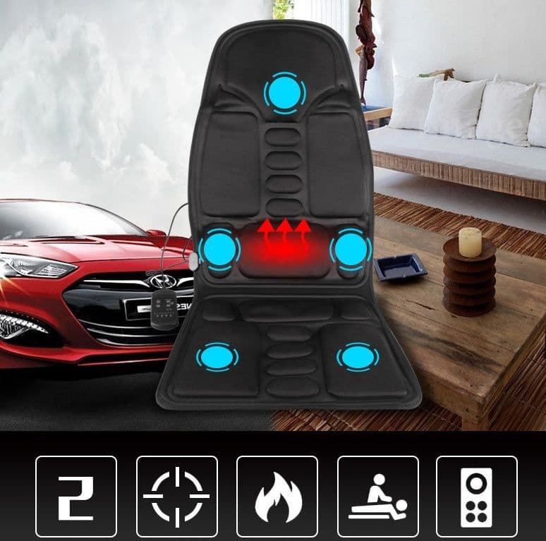 image-Car massage cushion car home dual-use vibration massage chair