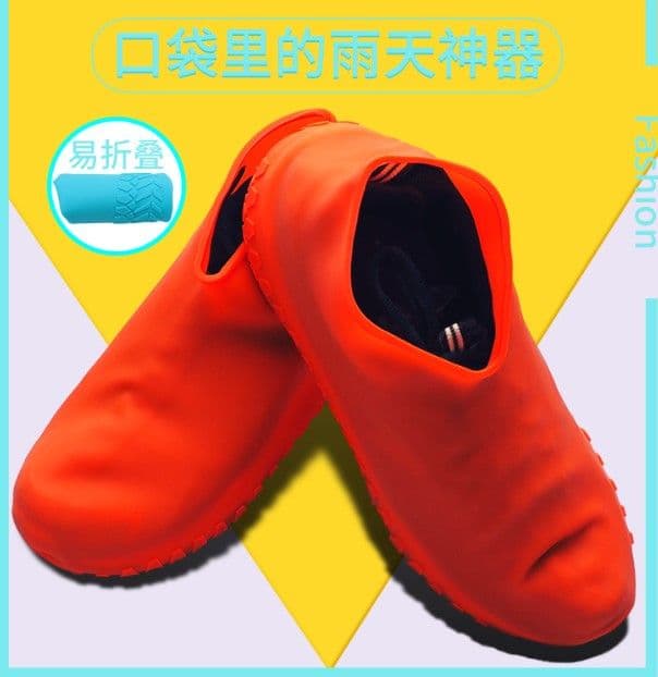 image-Unisex Waterproof Rain Shoe Covers - Silicone, Non-Slip, Thickened, Anti-Fouling
