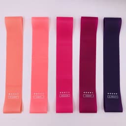 image-Utronix Resistance Bands Set - 5pc Yoga Fitness