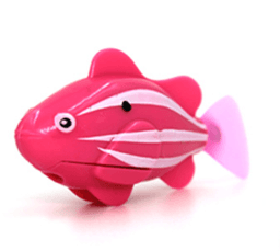 image-Electronic Pet Fish - Simulation Magic Light Clown Fish Toy Bath