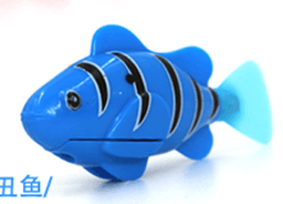 image-Electronic Pet Fish - Simulation Magic Light Clown Fish Toy Bath