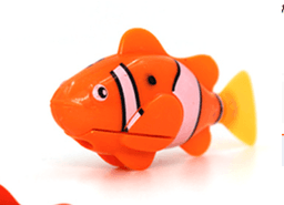 image-Electronic Pet Fish - Simulation Magic Light Clown Fish Toy Bath