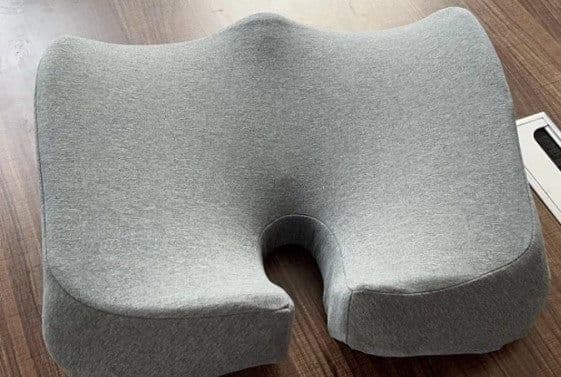 image-Memory Foam Adjustable Waist Cushion - Office Chair Support