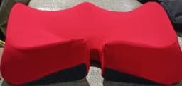image-Memory Foam Adjustable Waist Cushion - Office Chair Support