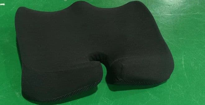 image-Memory Foam Adjustable Waist Cushion - Office Chair Support