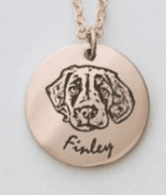 image-Personalized Pet Photo Necklace Stainless Steel Pendant
