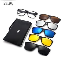 image-Cool Eyes 5-in-1 Clip Sunglasses - Polarized Men's & Women's UV400 Mirror