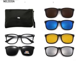 image-Cool Eyes 5-in-1 Clip Sunglasses - Polarized Men's & Women's UV400 Mirror