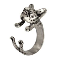 image-French Bulldog Ring Adjustable Alloy Unisex