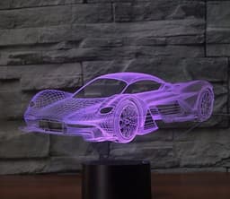 image-LED Night Light 7 3D Colors USB Rechargeable Touch