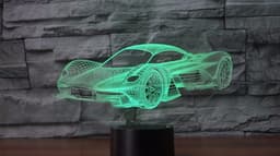 image-LED Night Light 7 Color 3D Touch - USB Rechargeable