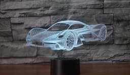image-LED Night Light 7 3D Colors USB Rechargeable Touch