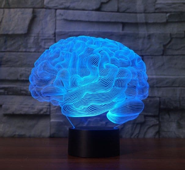 image-3D LED Lamp - RGB Remote Control Acrylic Night Light