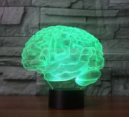image-3D LED Lamp - RGB Remote Control Acrylic Night Light