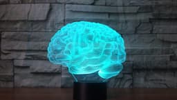 image-3D LED Lamp - RGB Remote Control Acrylic Night Light