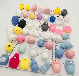 image-Novelty, cute and creative toys, small animals, cute pets, seals, small dumplings, the whole person vents, decompresses and pinches the music