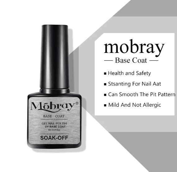 image-Mobray Top Base Coat Gel Polish Sticker Shiny
