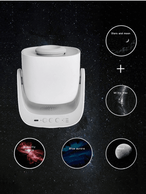 image-Galaxy Lite Sky Projector - Rechargeable Star Lamp for Home Decor