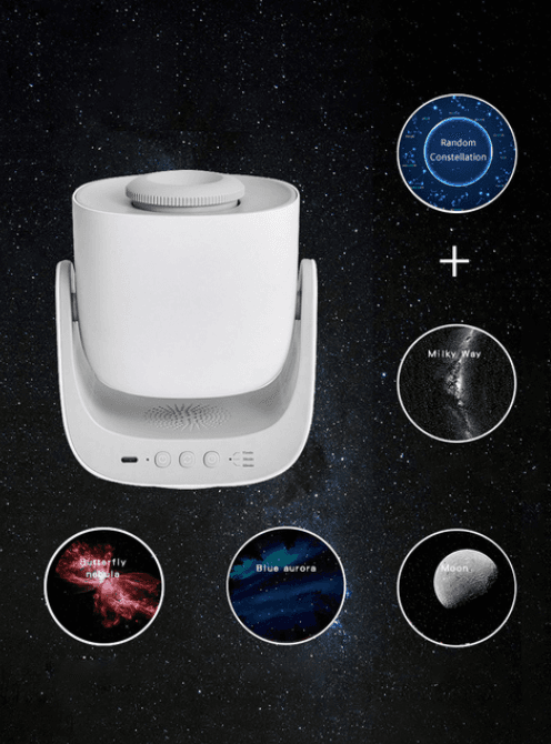 image-Galaxy Lite Sky Projector - Rechargeable Star Lamp for Home Decor