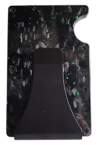 image-Card Holder RFID Blocking - Red Forged Carbon Men's
