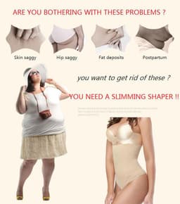 image-Women Butt Lifter Slimming Tummy Control Panties Wedding Dress G-string Body Shaper High Waist Trainer Sexy Thong Knicker