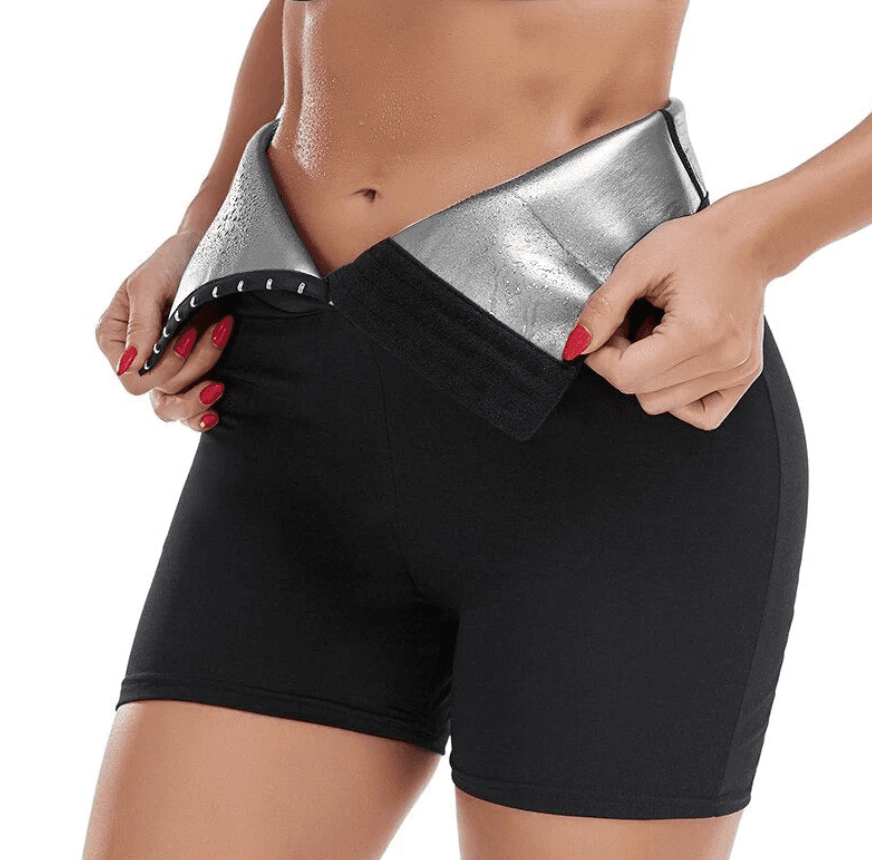 image-High Waist Sports Fitness Pants - Women Silver 4XL/5XL