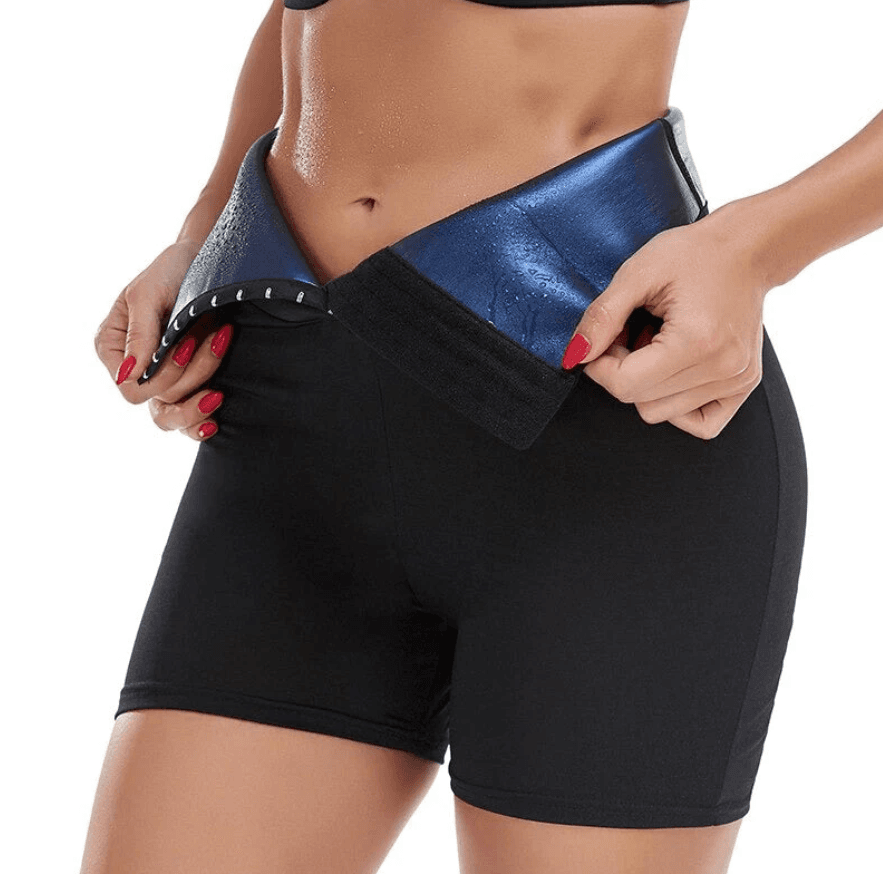 image-High Waist Sports Fitness Pants - Women Silver 4XL/5XL
