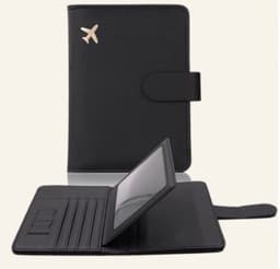 image-Passport Holder - Aircraft Design PU Leather