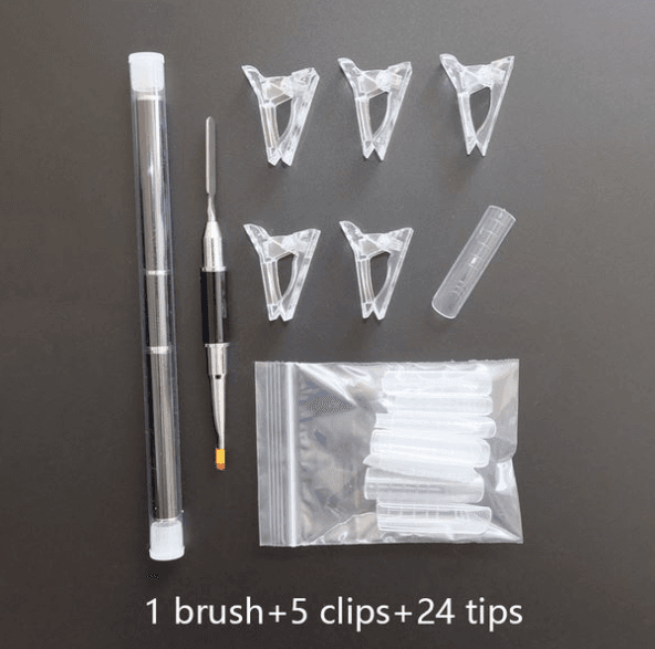 image-Lurayee Nail Extension Forms Gel Brush UV Tools