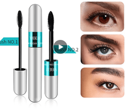 image-Vibely 4D Thick Long Waterproof Mascara - Cool Black