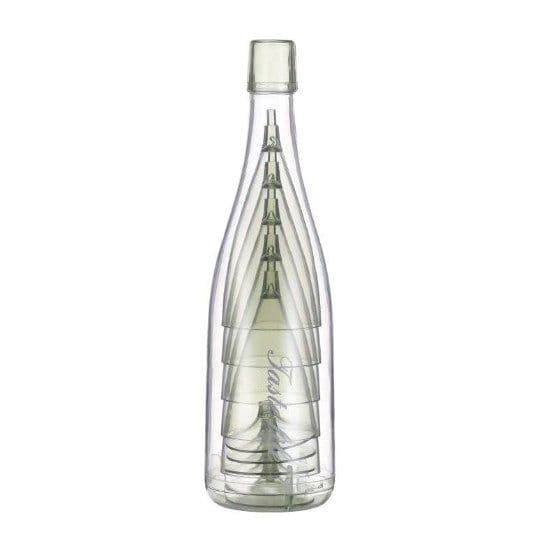 image-Plastic Wine Glass Set - Transparent 101-200ml